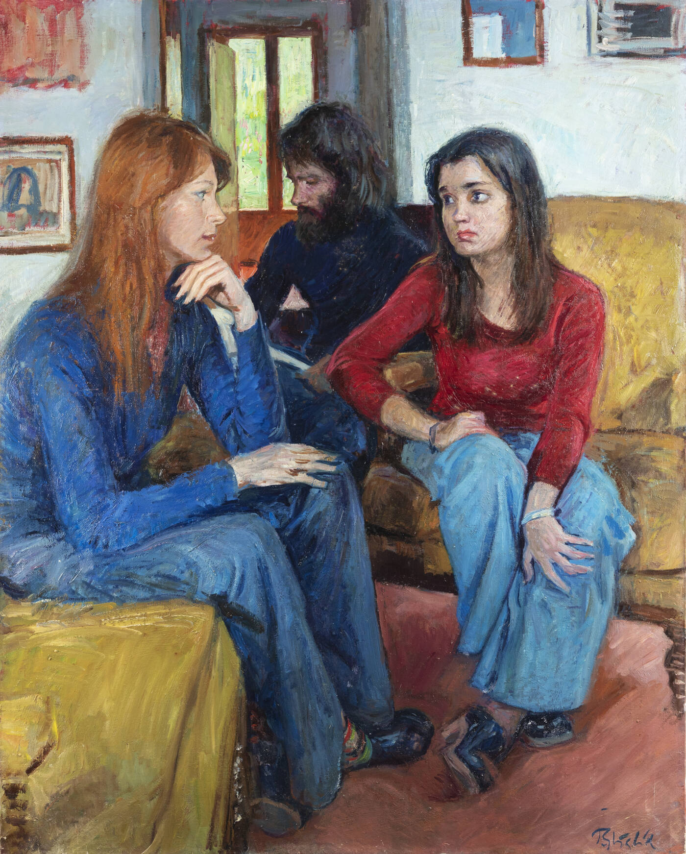 PAULO GHIGLIA - 'Conversazione a tre in salotto'