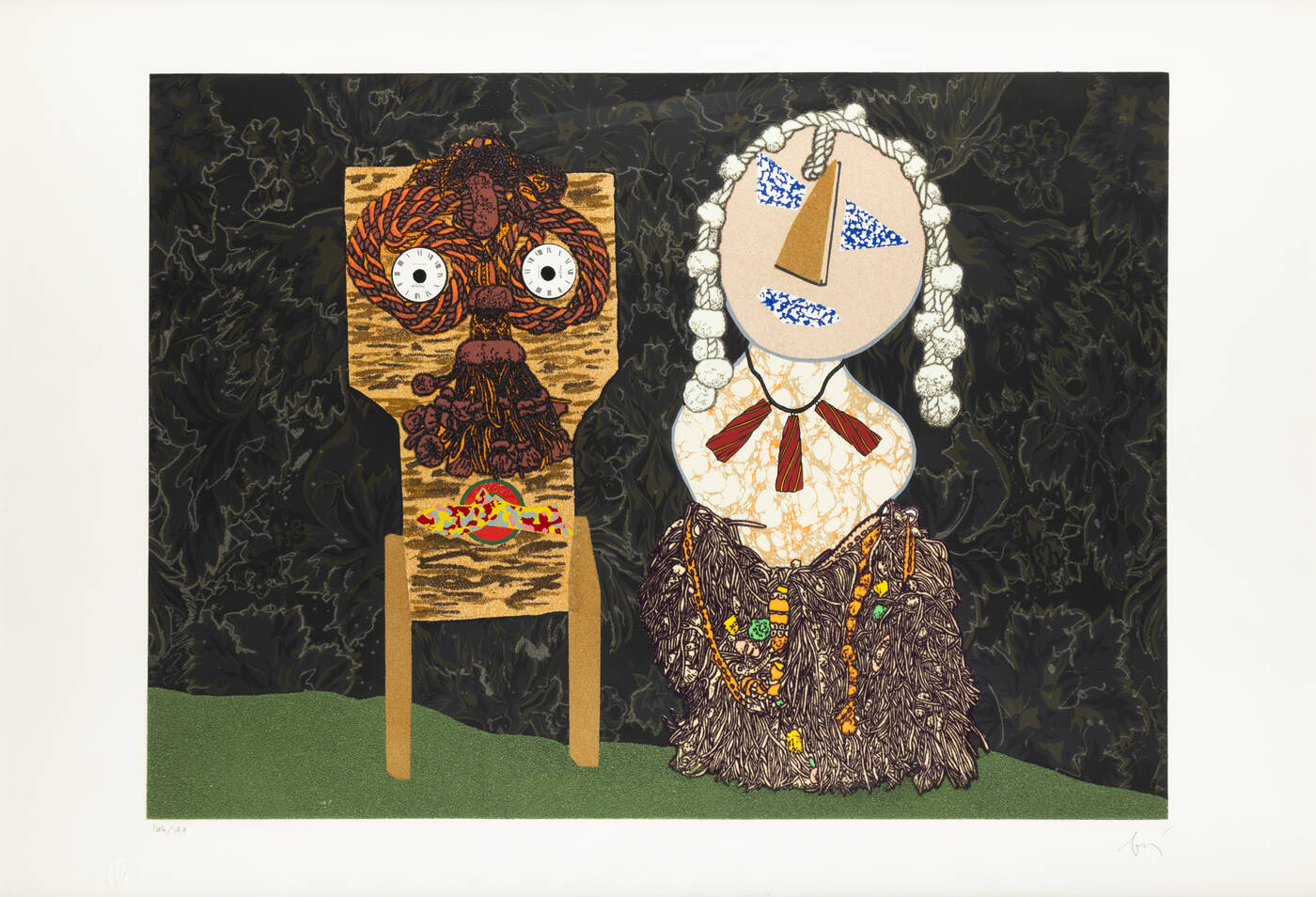 ENRICO BAJ - 'Le couple'