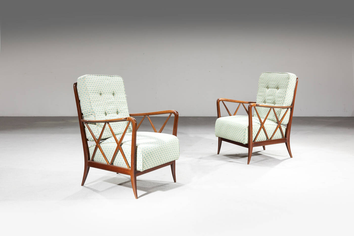 PAOLO BUFFA, nello stile di - Coppia di poltrone