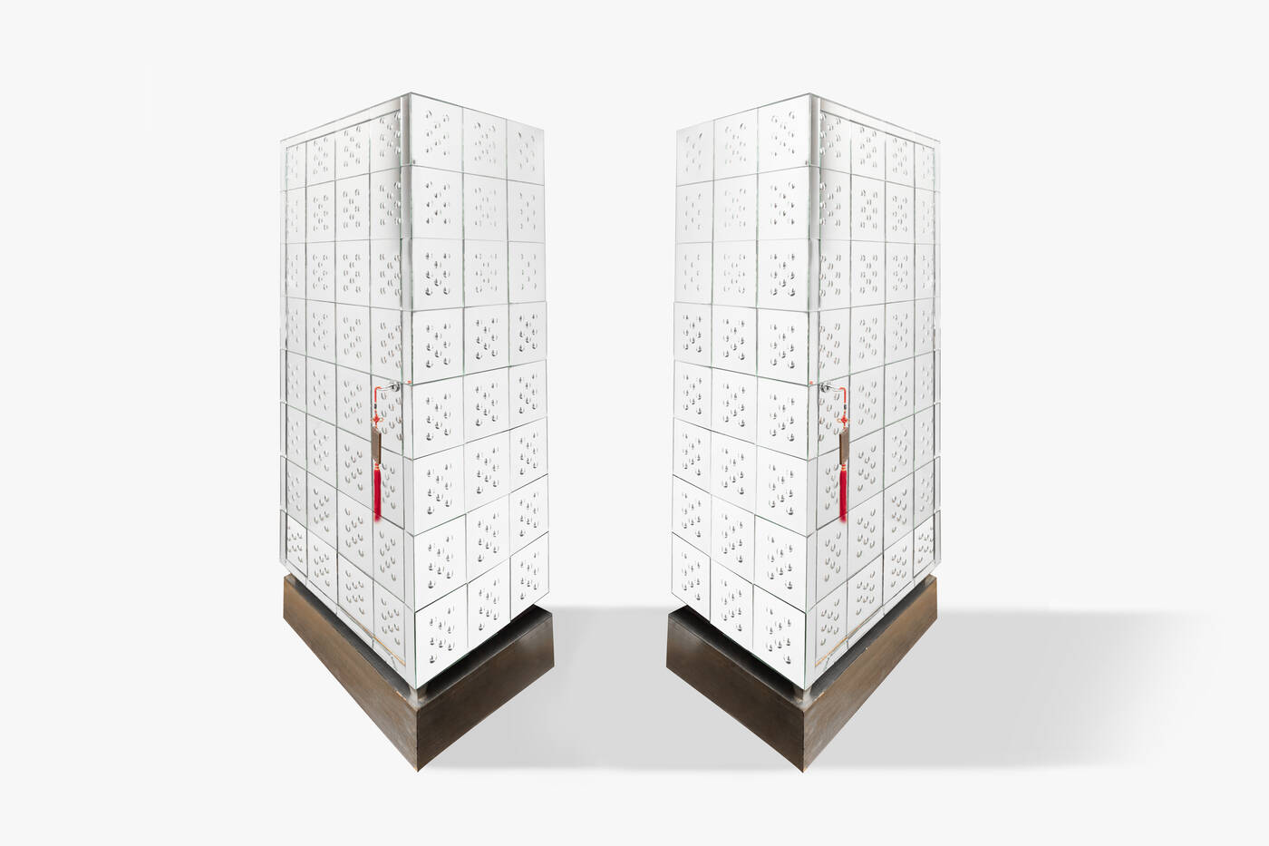 GIO PONTI, nel gusto di - Coppia di mobili contenitori