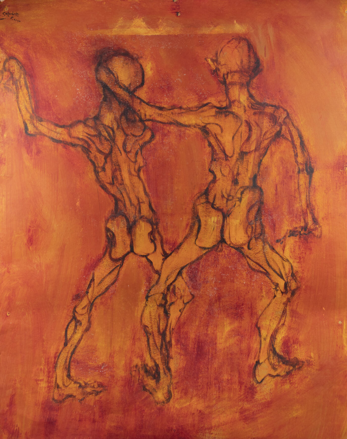 ENRICO COLOMBOTTO ROSSO - 'Coppia di figure'