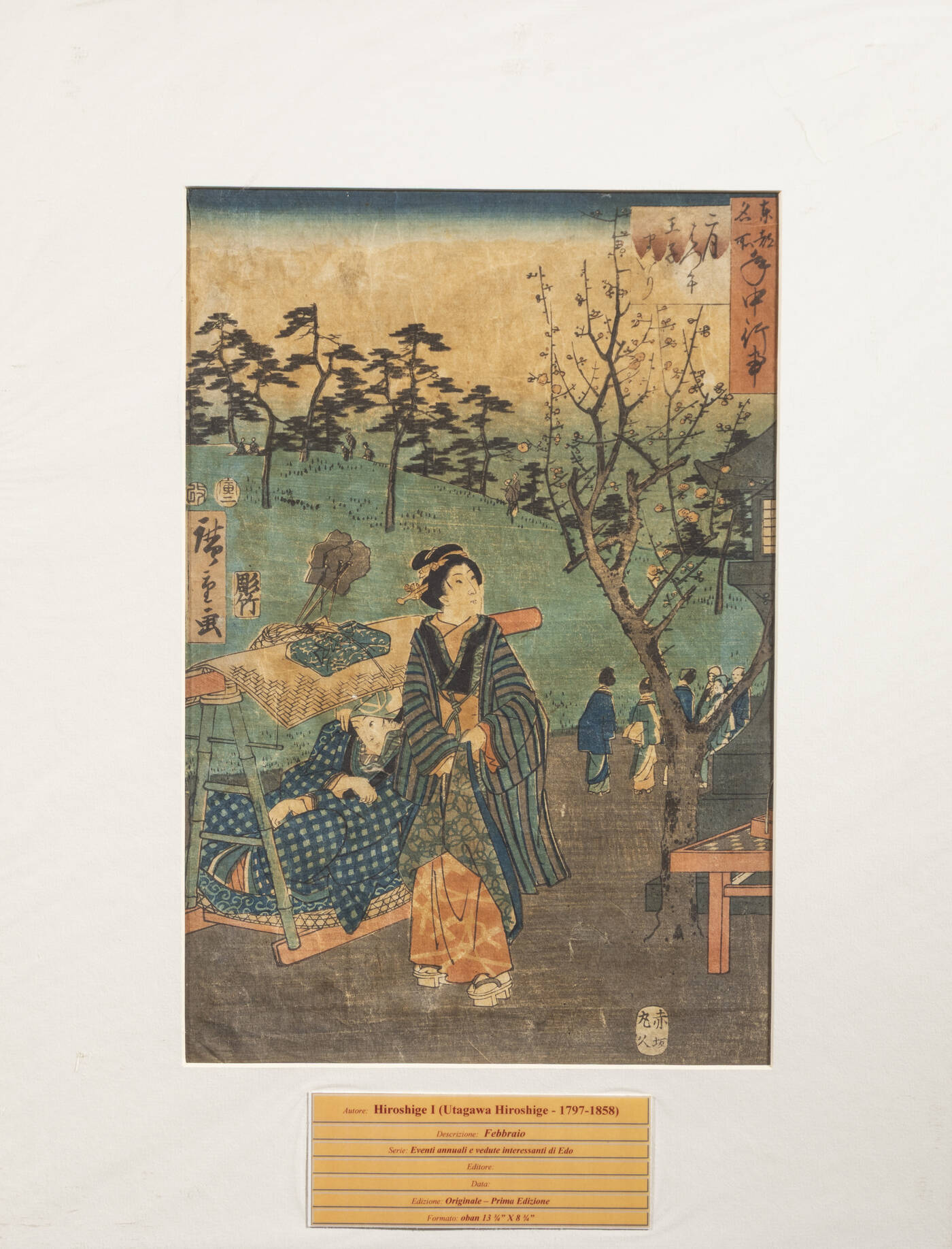 UTAGAWA HIROSHIGE - 'Eventi annuali e vedute interssanti di Edo'