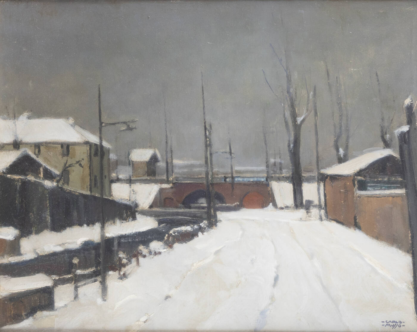 CARLO MUSSO - 'Strada del Fortino' 1947