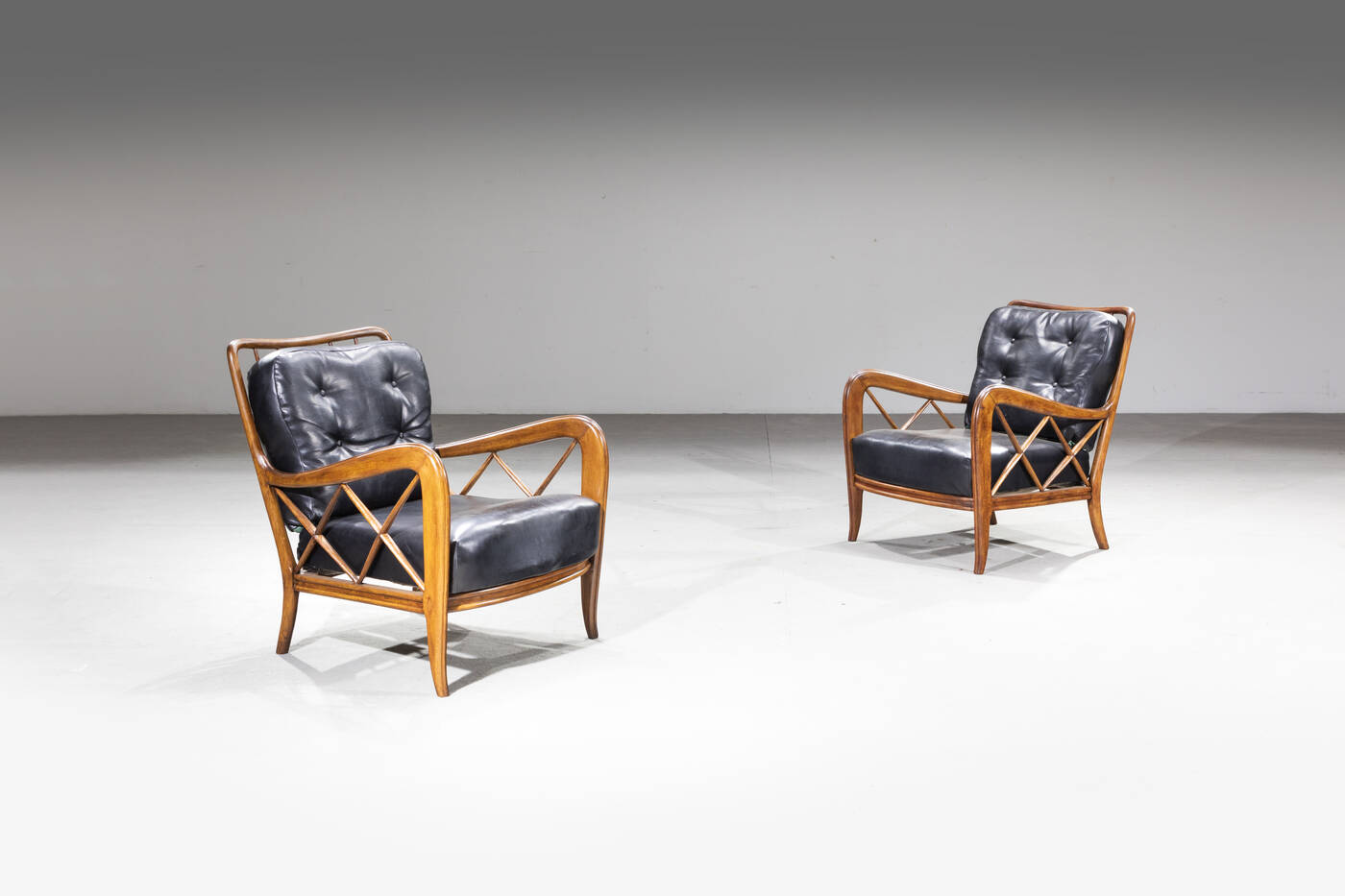 PAOLO BUFFA, nello stile di - Coppia di potrone 