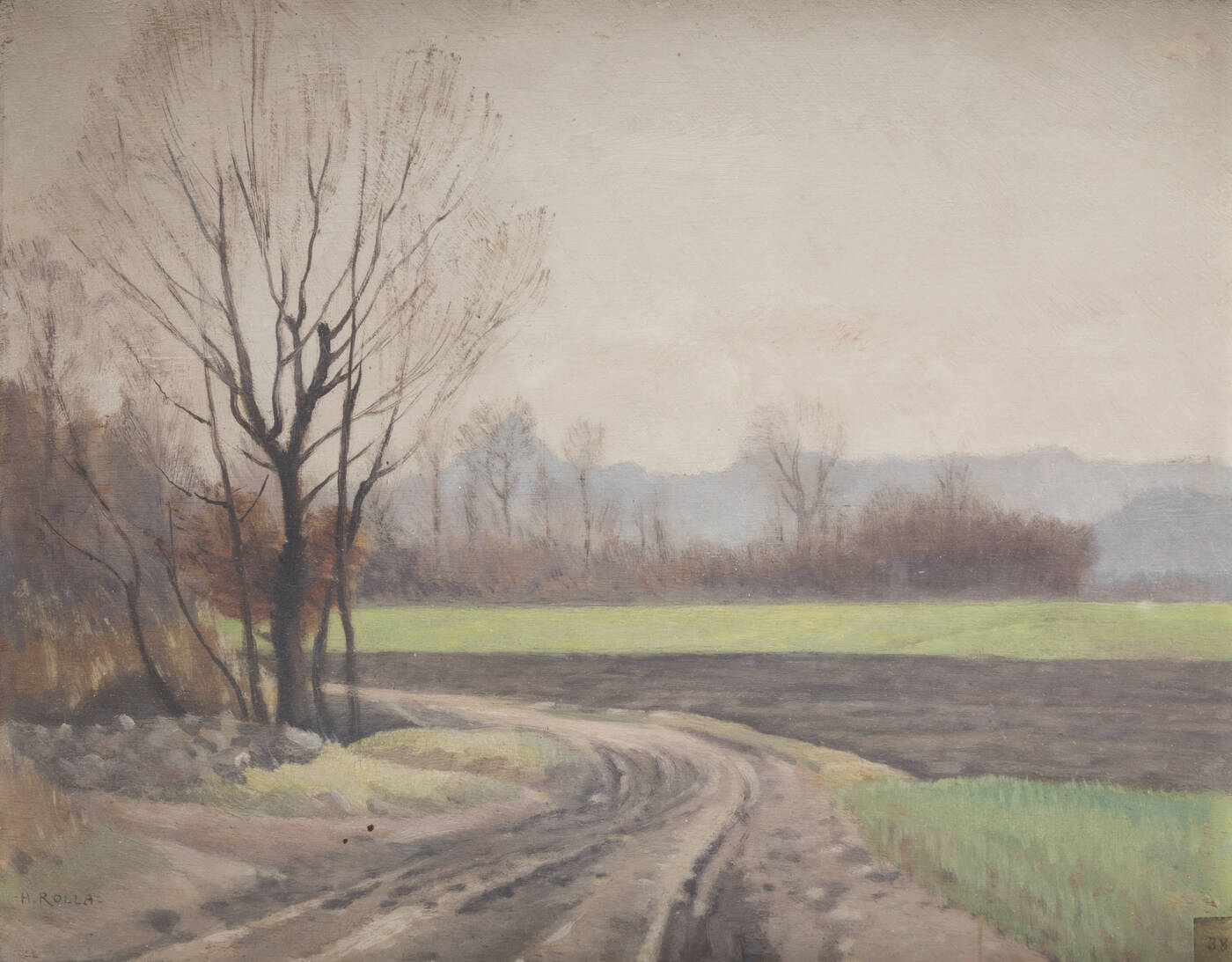 ADOLFO ROLLA - 'Campagna alla Saffarona' (Lucento)