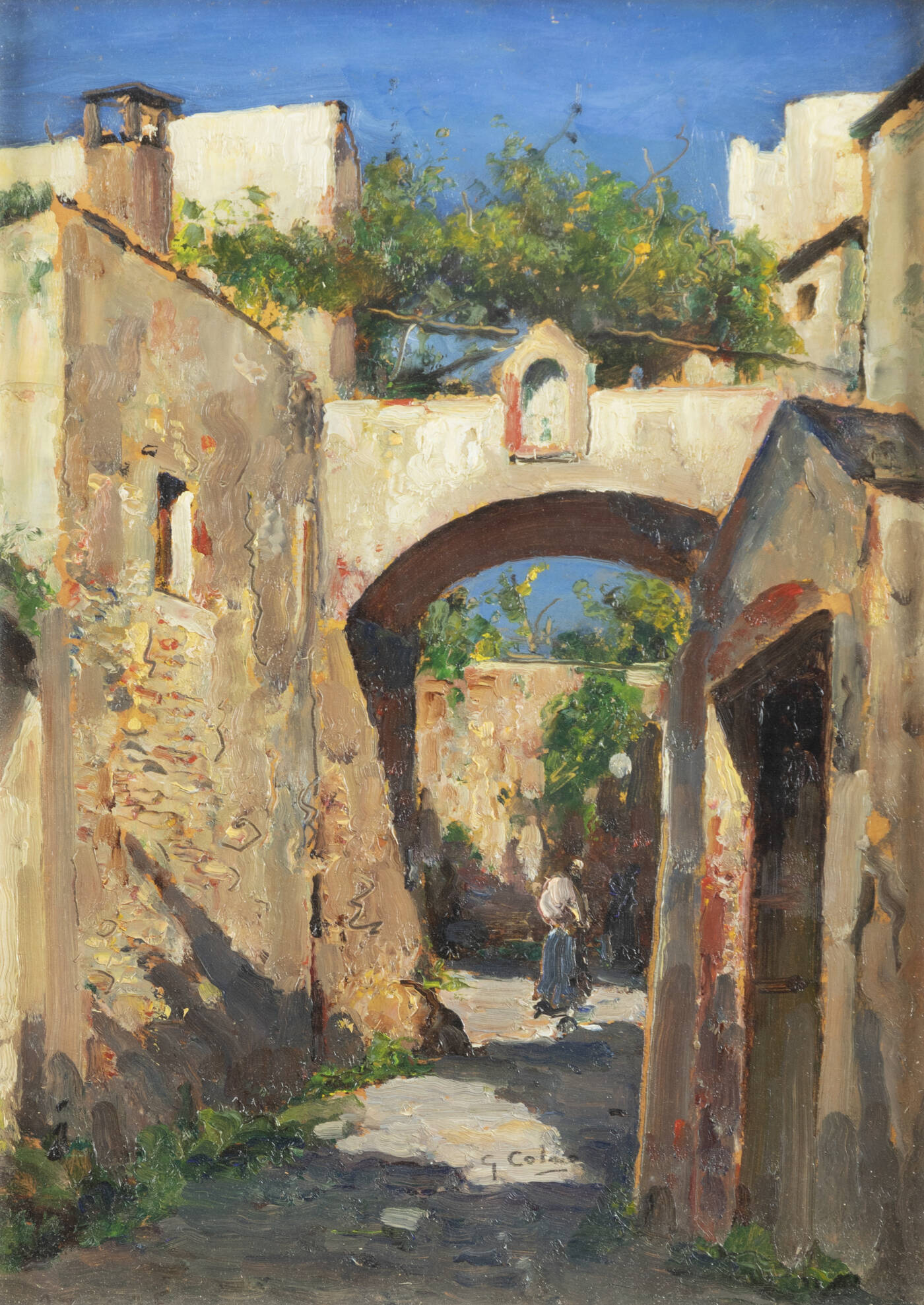 GIOVANNI COLMO - 'Scorcio con figura'