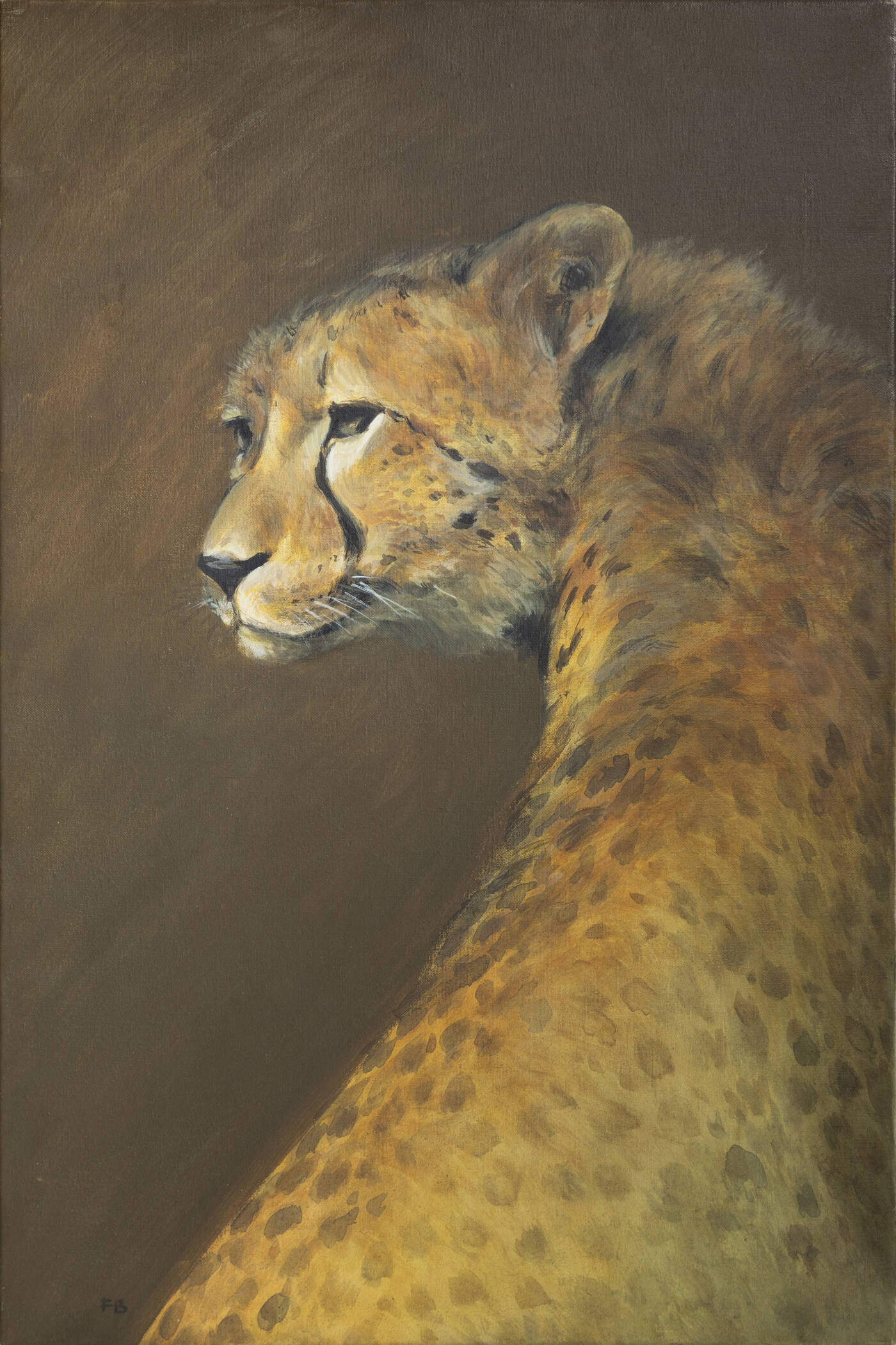 PITTORE NON IDENTIFICATO - 'Leopardo'