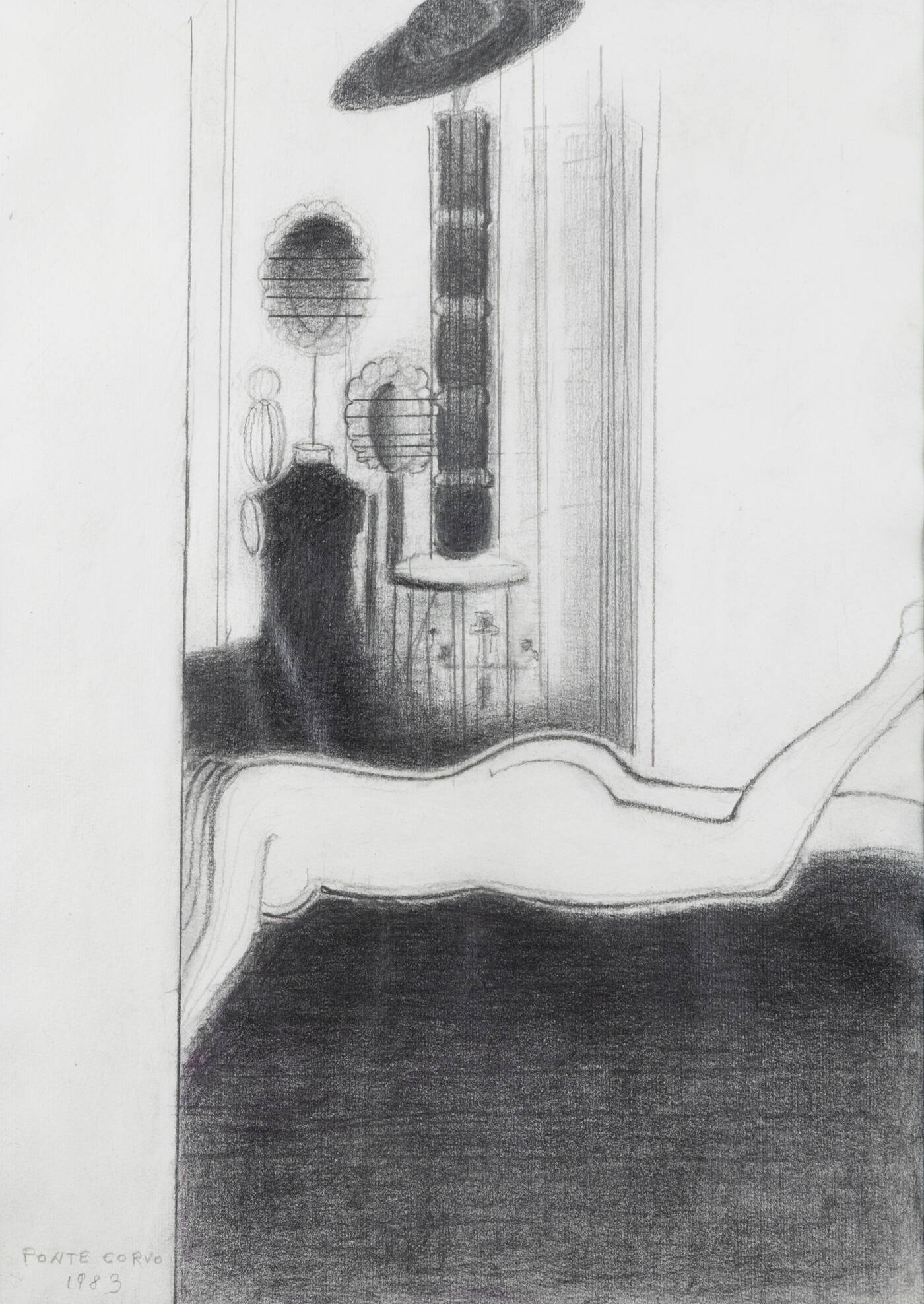 PONTE CORVO (Raffaele Pontecorvo) - 'Senza titolo' 1983