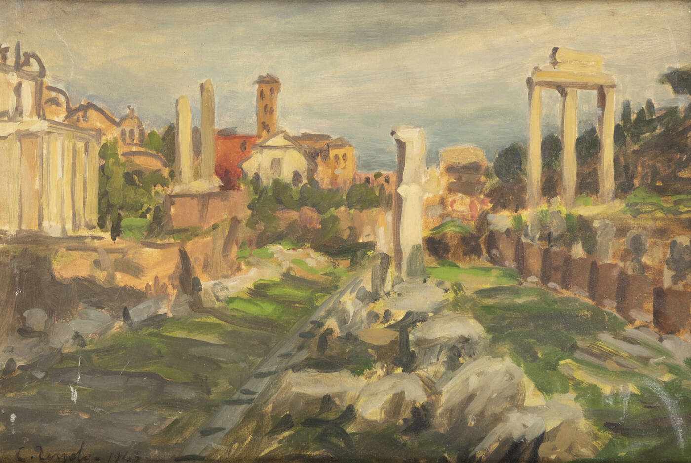 CARLO TERZOLO - 'Fori imperiali', 1943