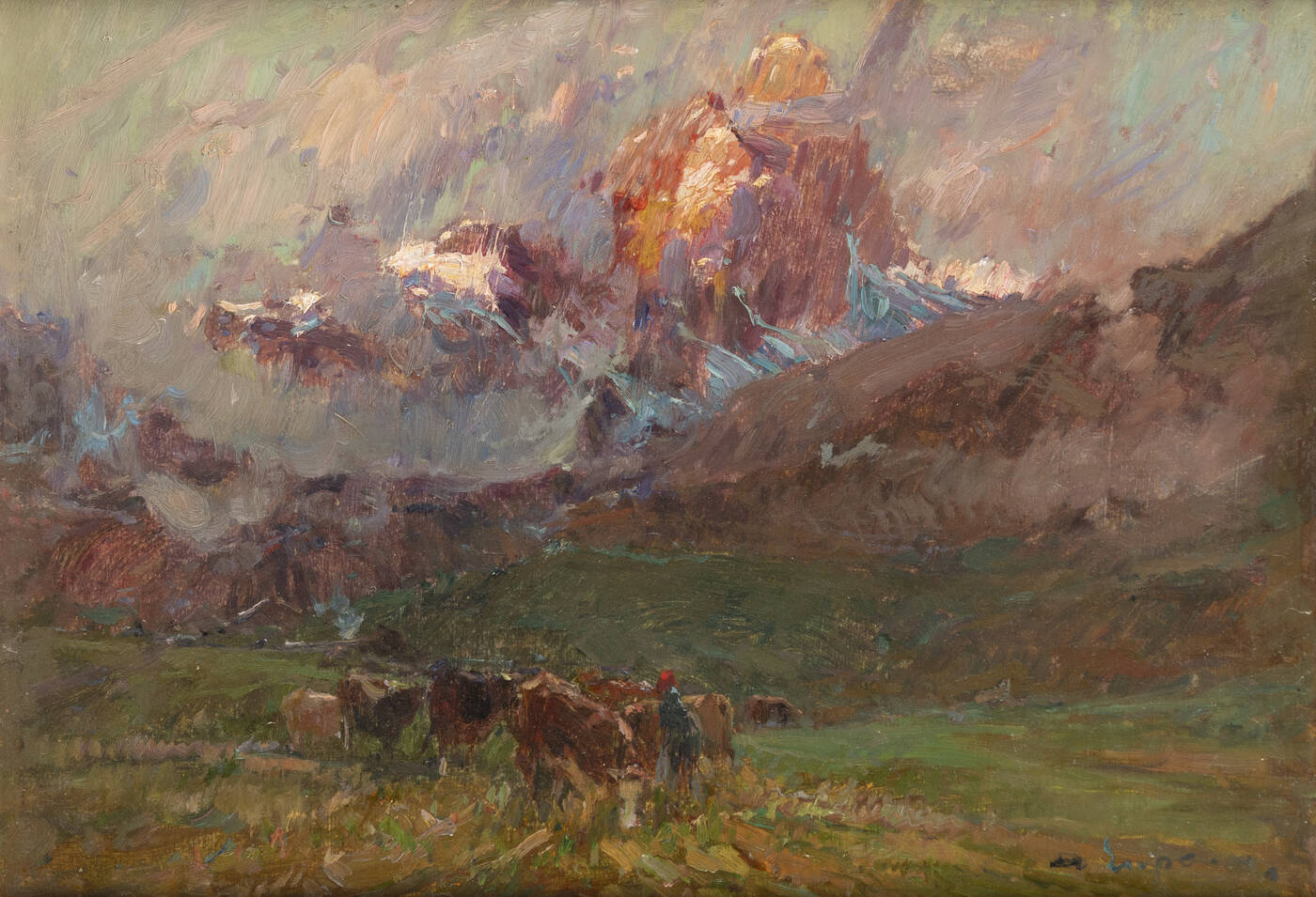 ALESSANDRO LUPO - 'Il Cervino dal Breuil'