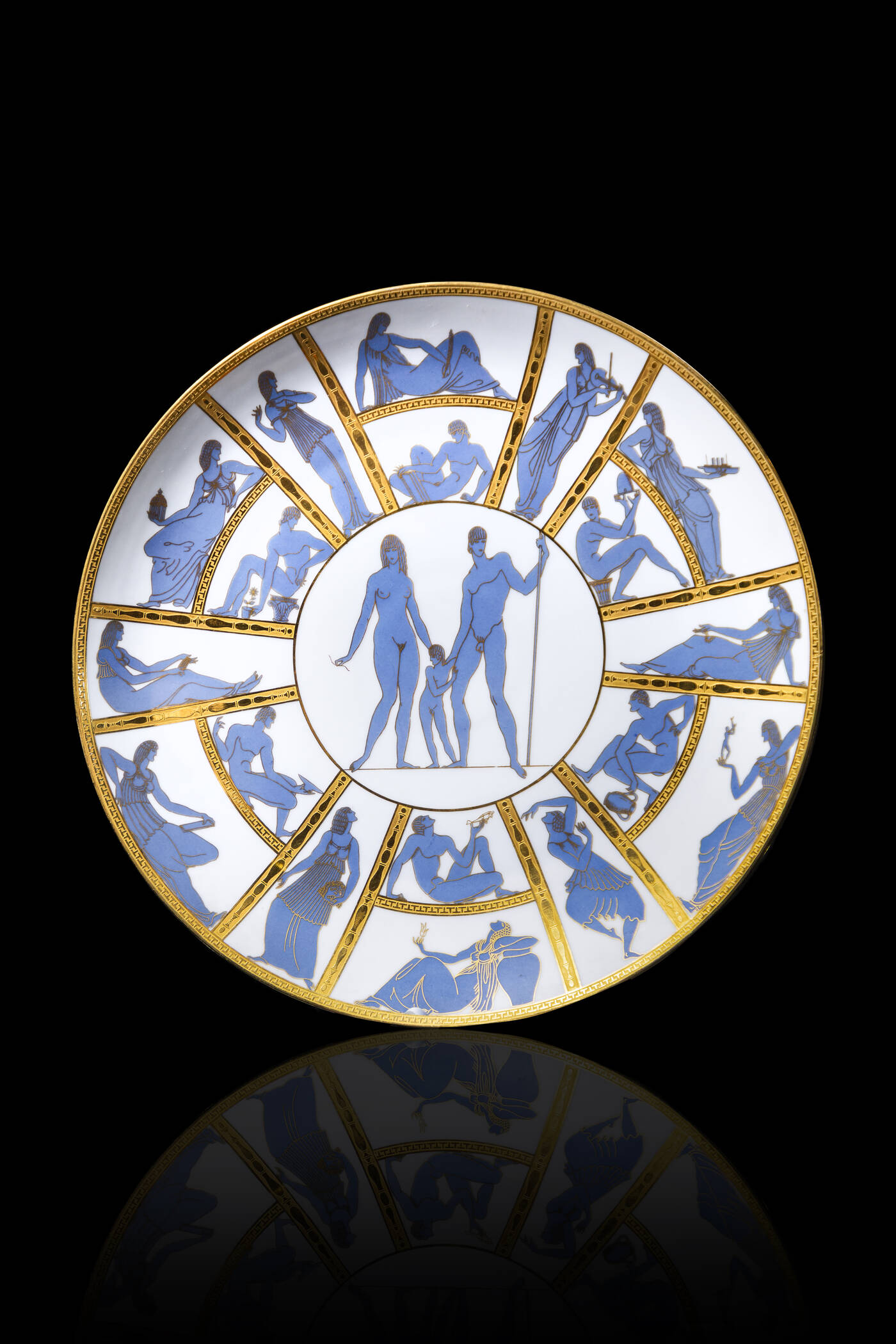 GIO PONTI - Piatto 'Le attività gentili'