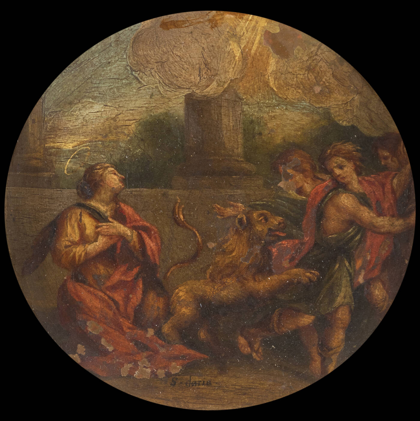 PITTORE ANONIMO - 'Santa Daria' XVII secolo