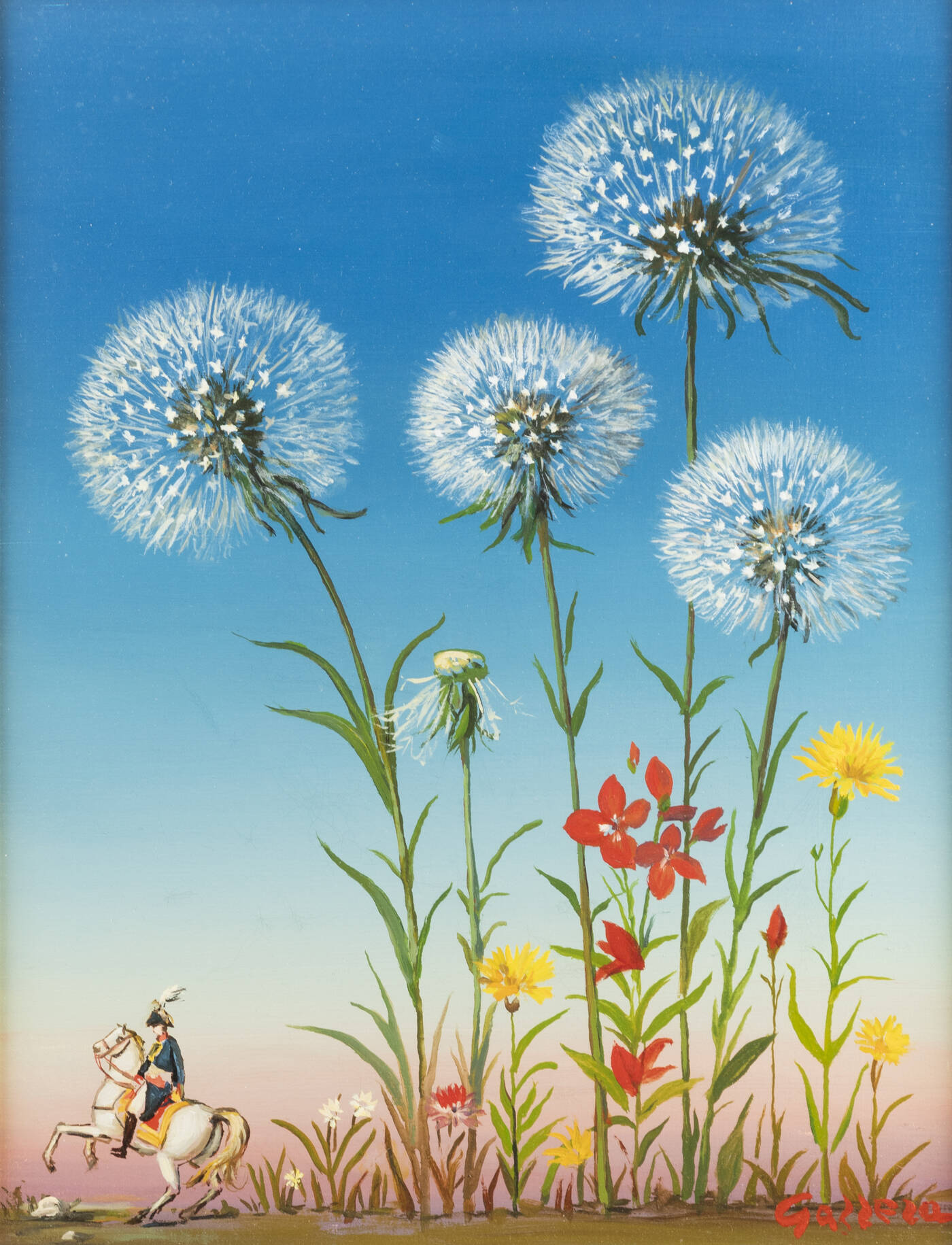 ROMANO GAZZERA - 'Cavaliere e fiori di sospiri' 1977