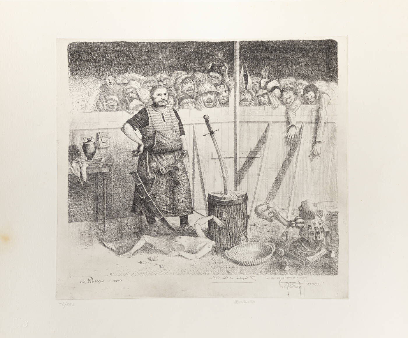 WALTHER JERVOLINO - 'Una probabile morte di Pinocchio'