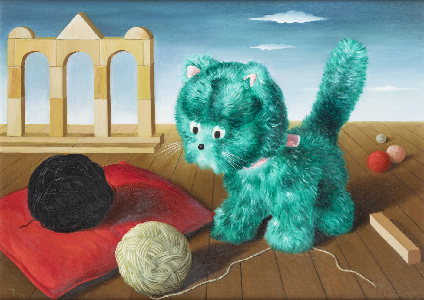 ALESSANDRO BRUSCHETTI - 'Peluche metafisico' fine anni Quaranta