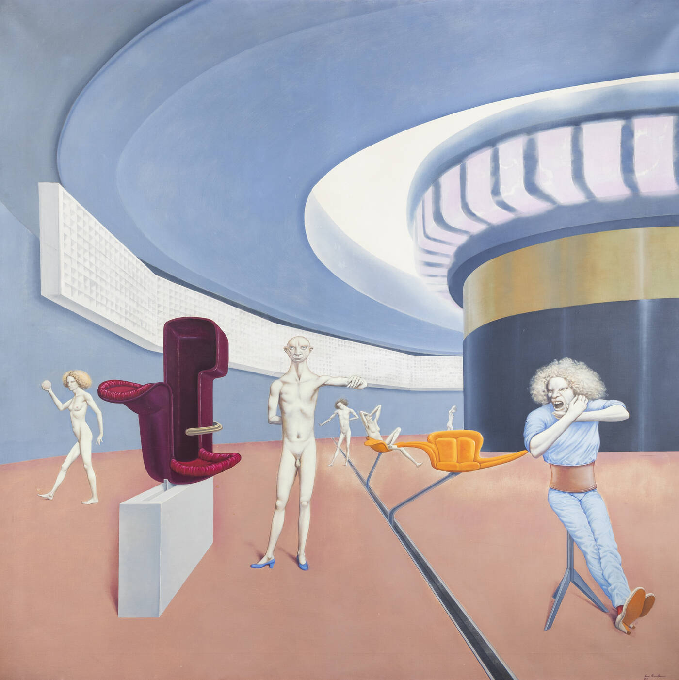 ANTONINO LA BARBERA - 'Poltrona con microcefalo' 1978