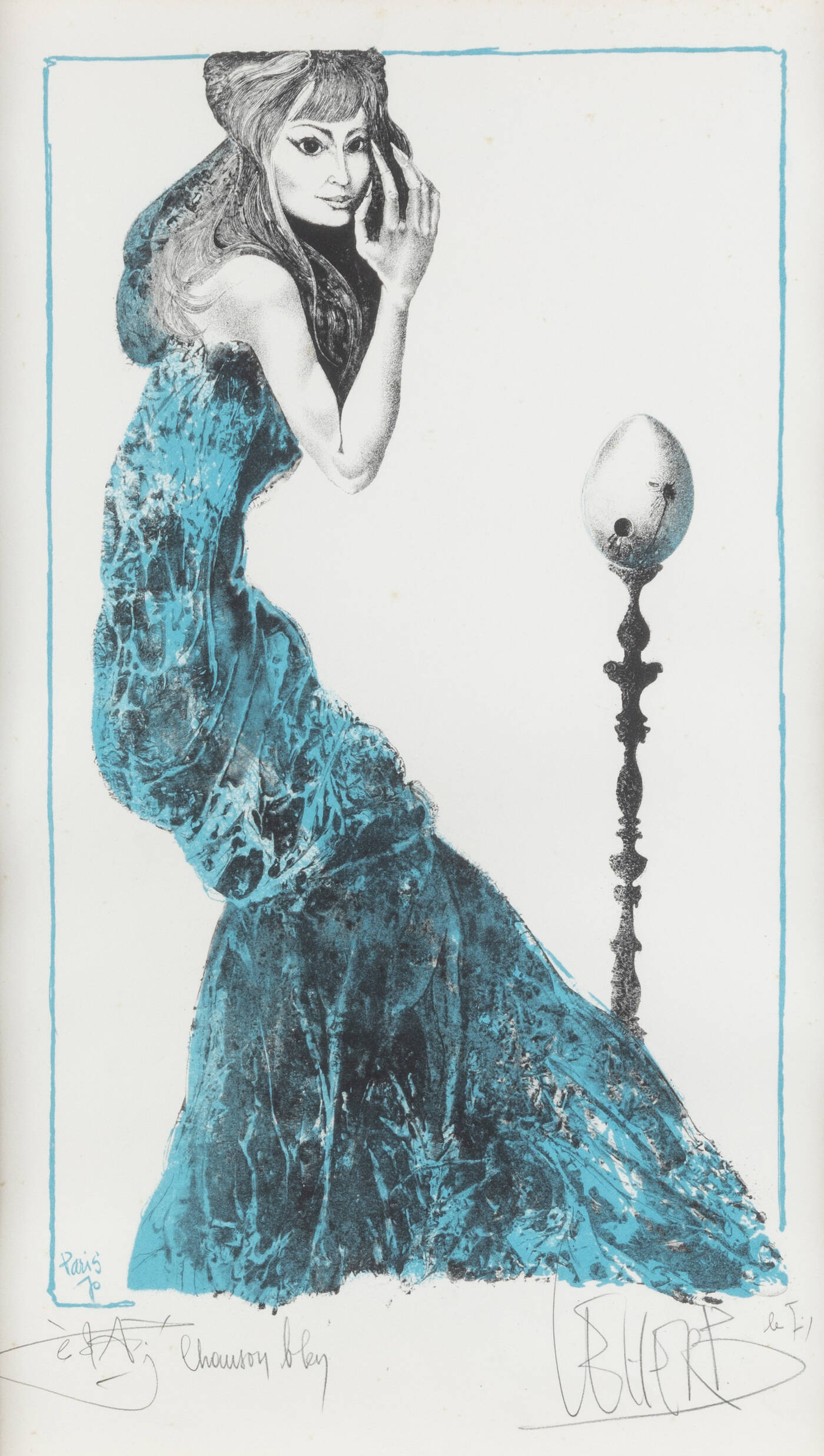 HELMUT LEHERB - 'Chanson bleu' Parigi 1970