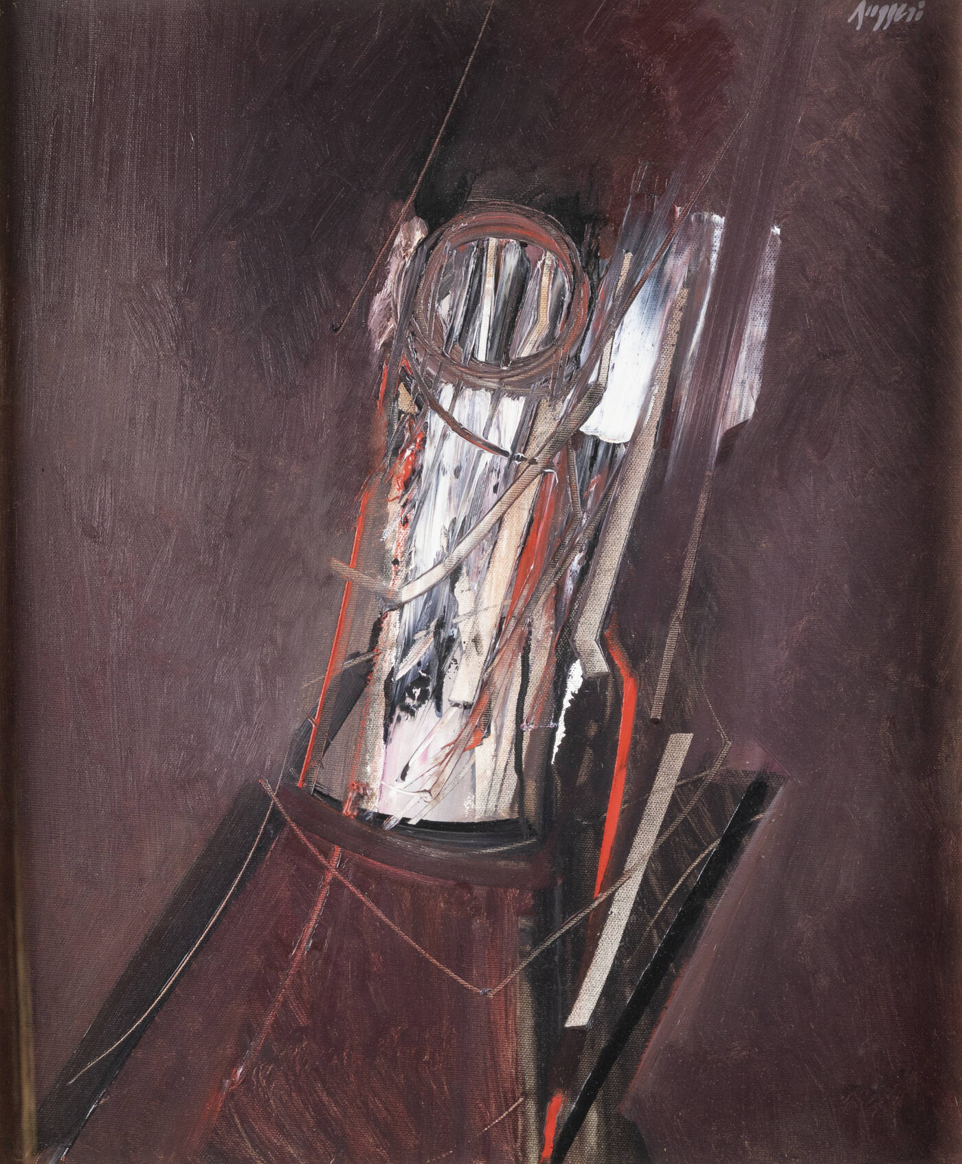 PIERO RUGGERI - 'Testa d'uomo' 1970