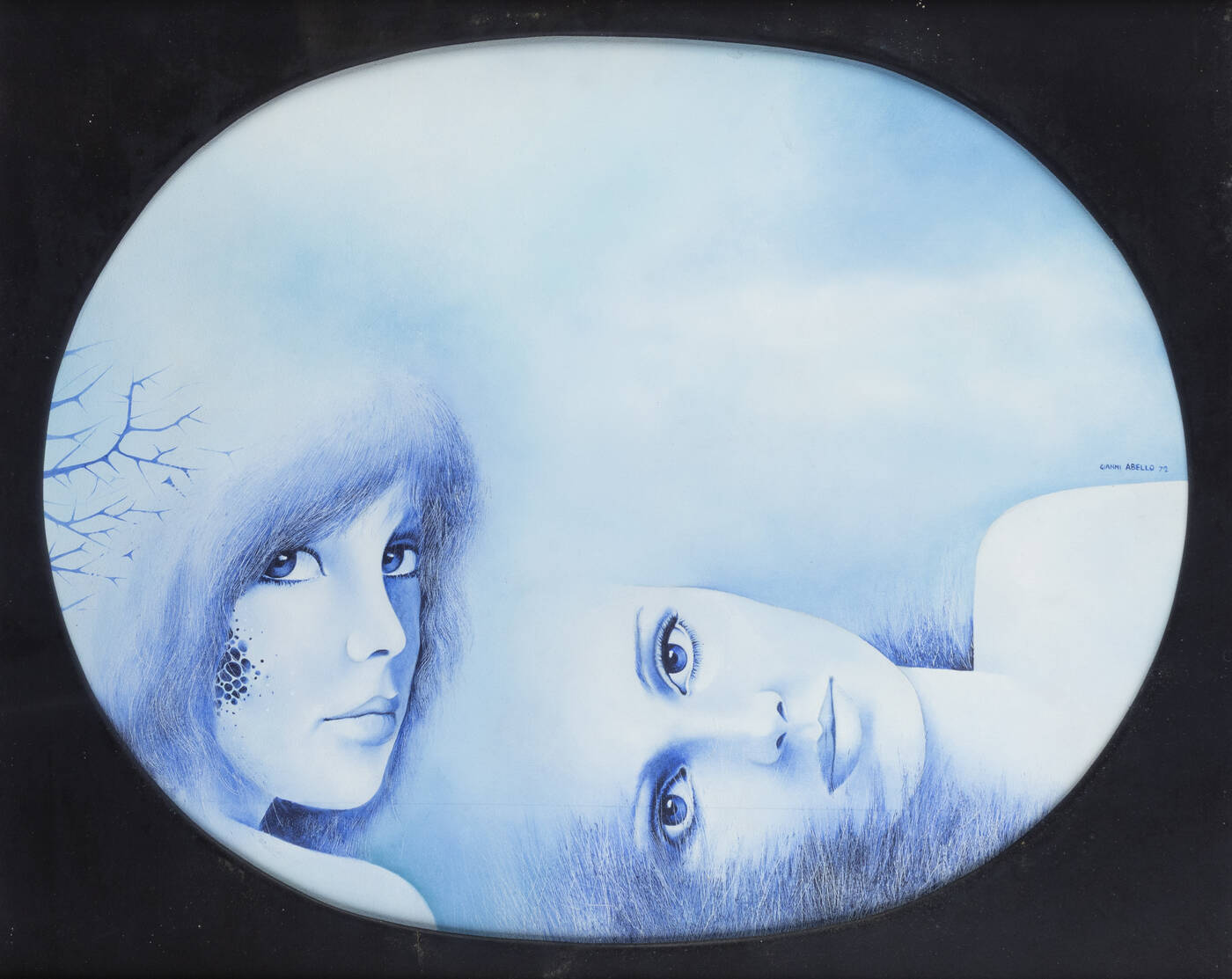 GIANNI ABELLO - 'Sdraiata sull'erba' 1972