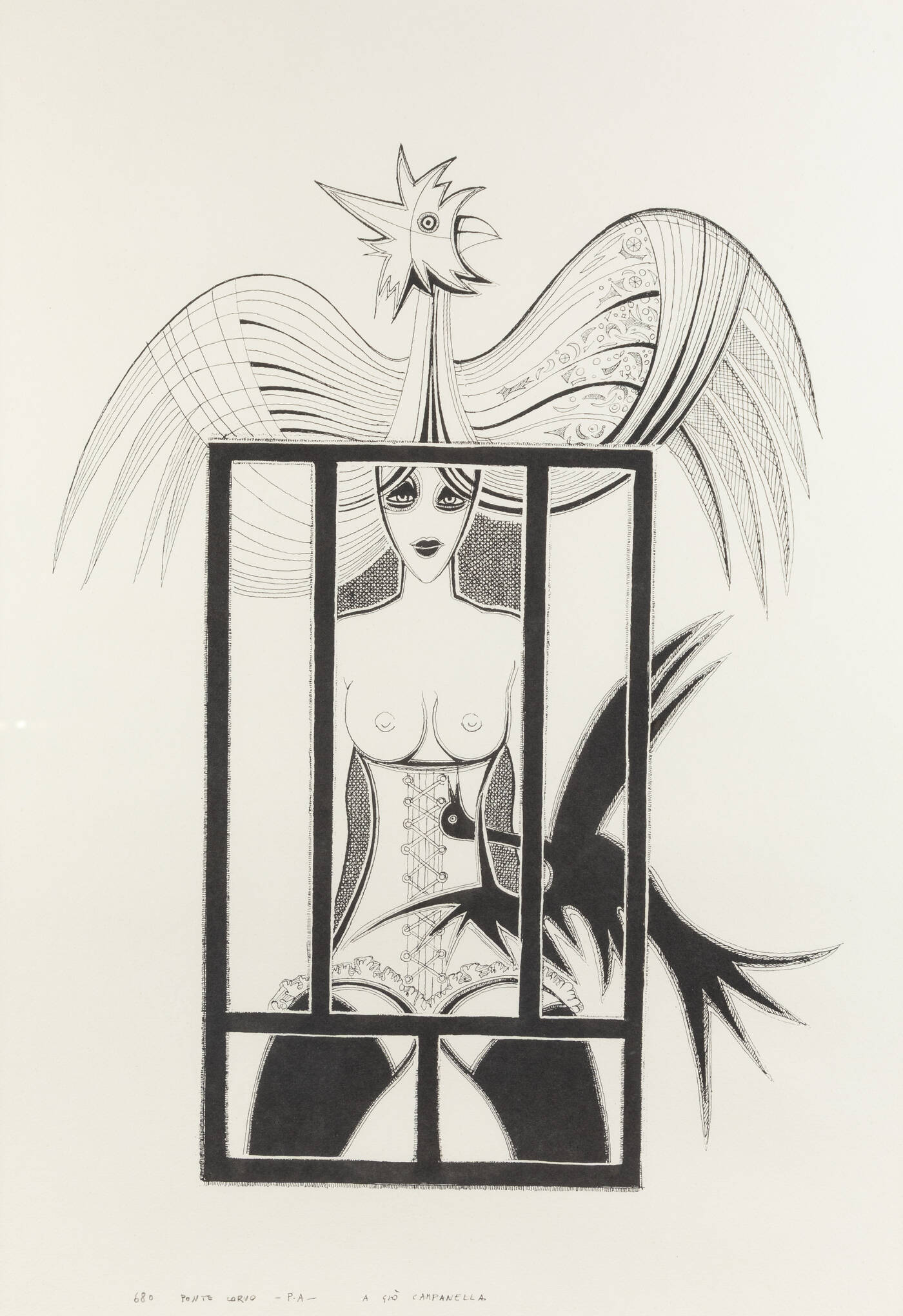 PONTE CORVO (Raffaele Pontecorvo) - 'Senza titolo'