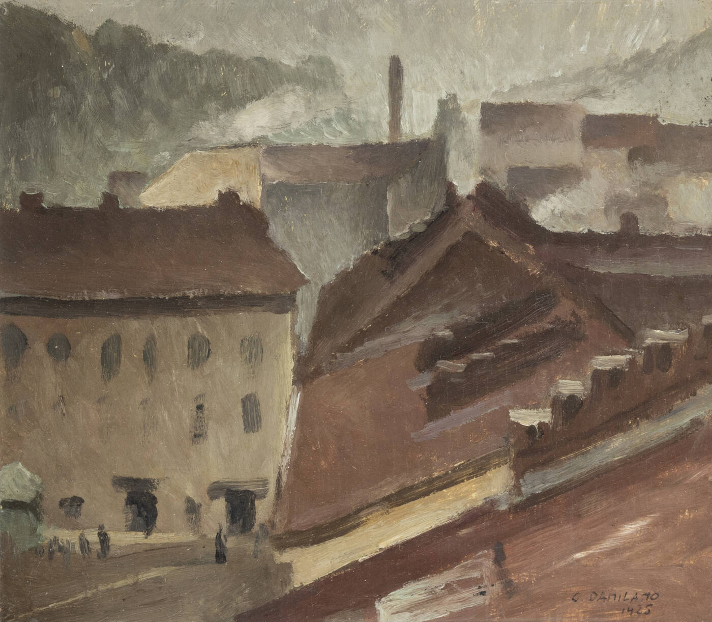 GIULIO DA MILANO - 'Corso Gabetti 1 bis' Torino inverno 1925