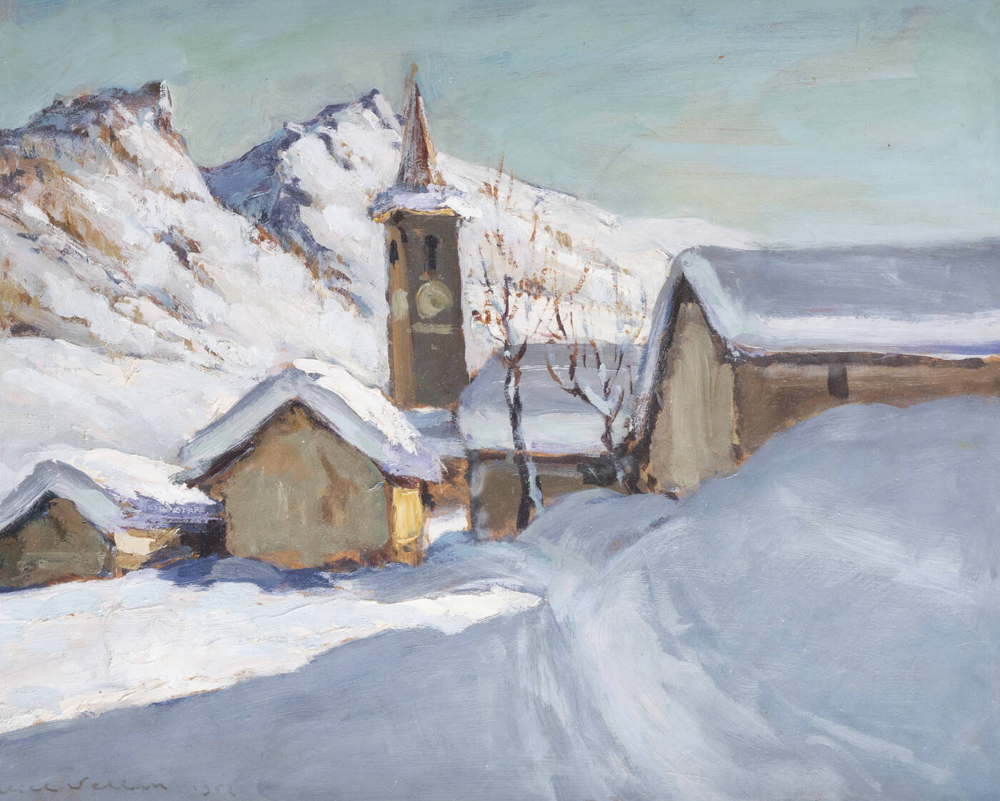 FELICE VELLAN - 'Inverno a Limonetto' 1962