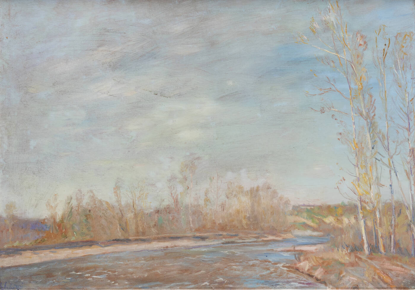 ESO PELUZZI - 'Novembre sul Tanaro' 4/11/1951
