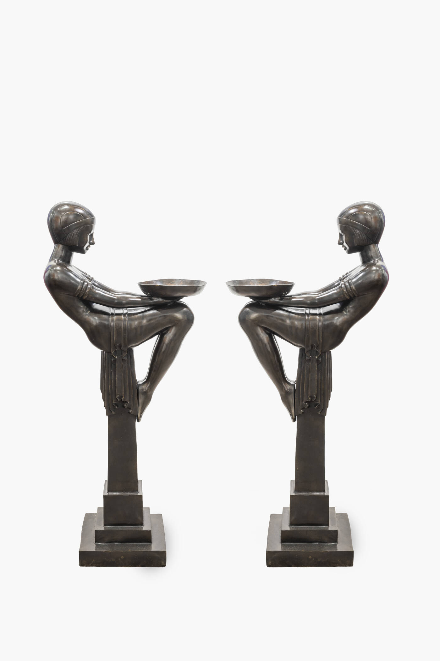 COPPIA DI SCULTURE