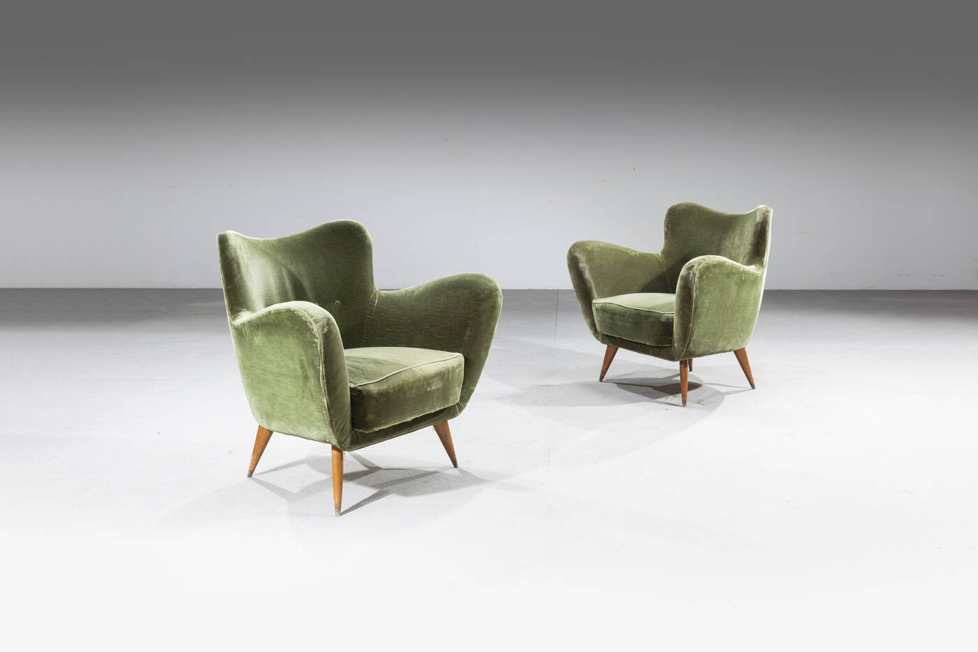 GUGLIELMO VERONESI - Coppia di poltrone