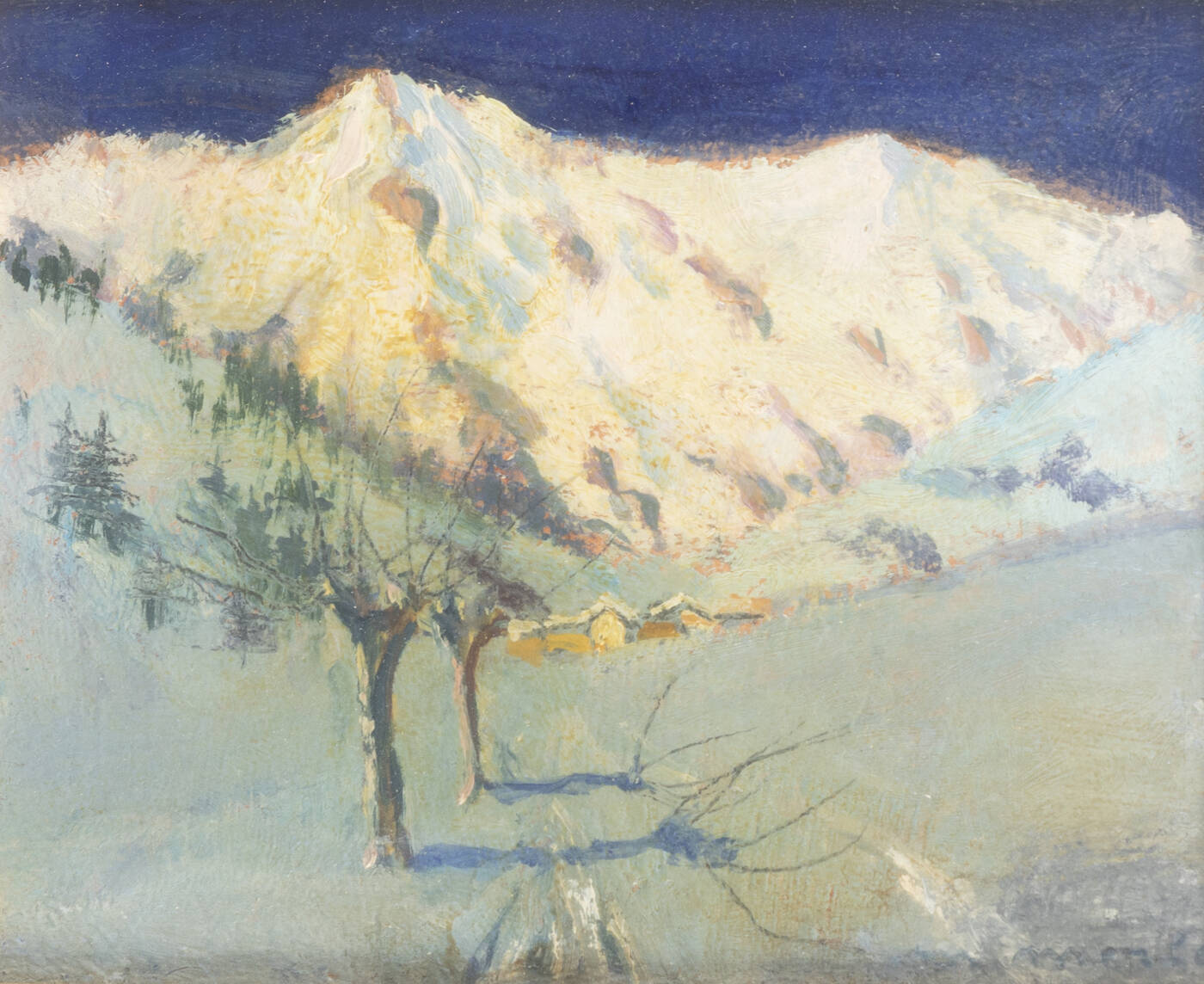 METELLO MERLO - 'Paesaggio montano'