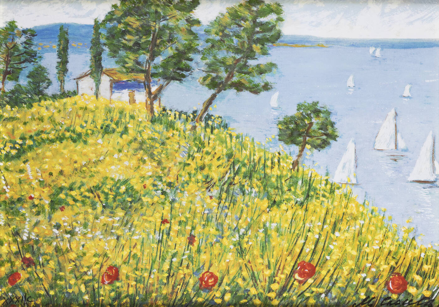 MICHELE CASCELLA - 'Sereno sul promontorio'. 1985