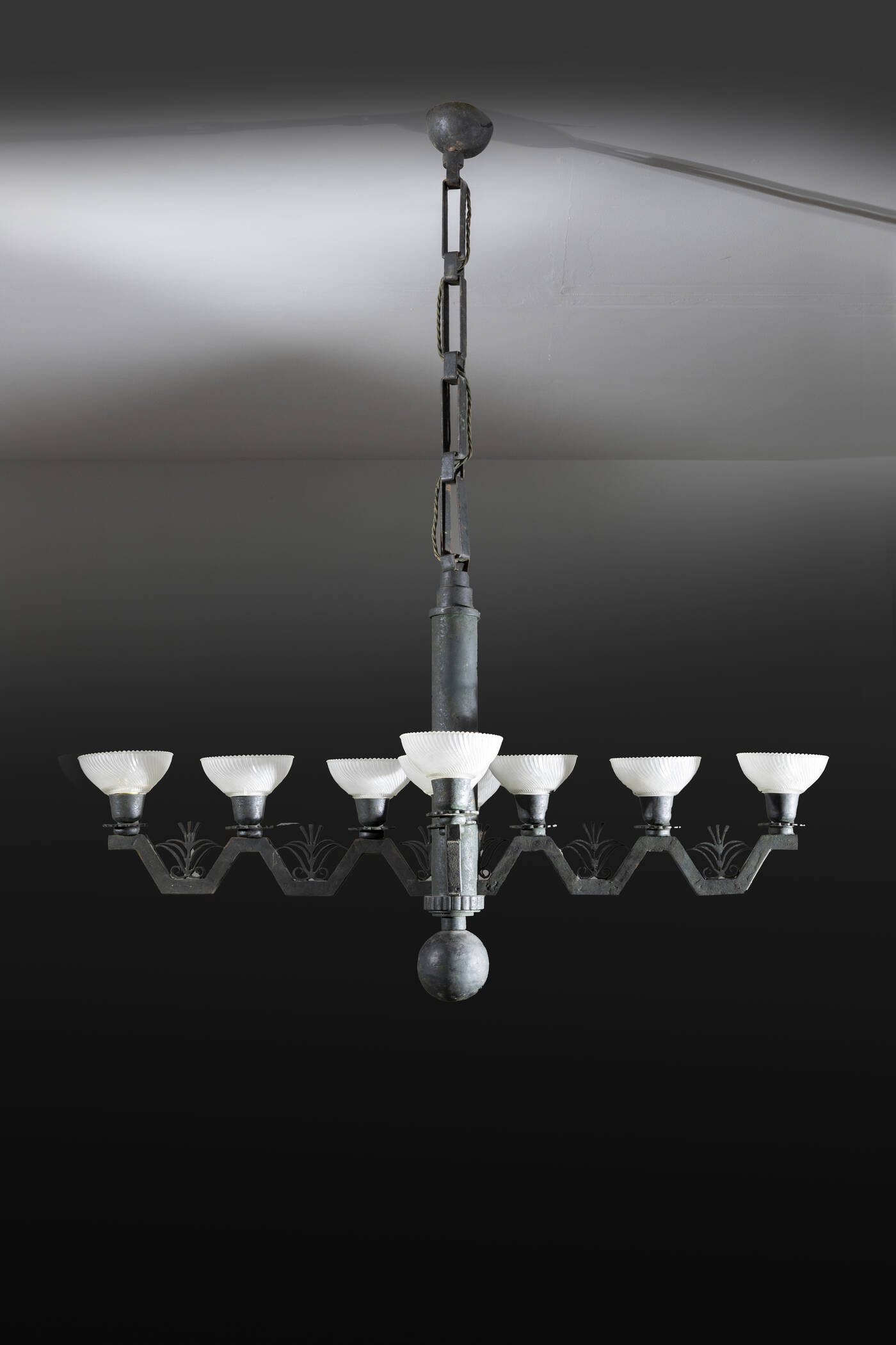 PRODUZIONE ITALIANA - Lampada a sopensione a dieci luci