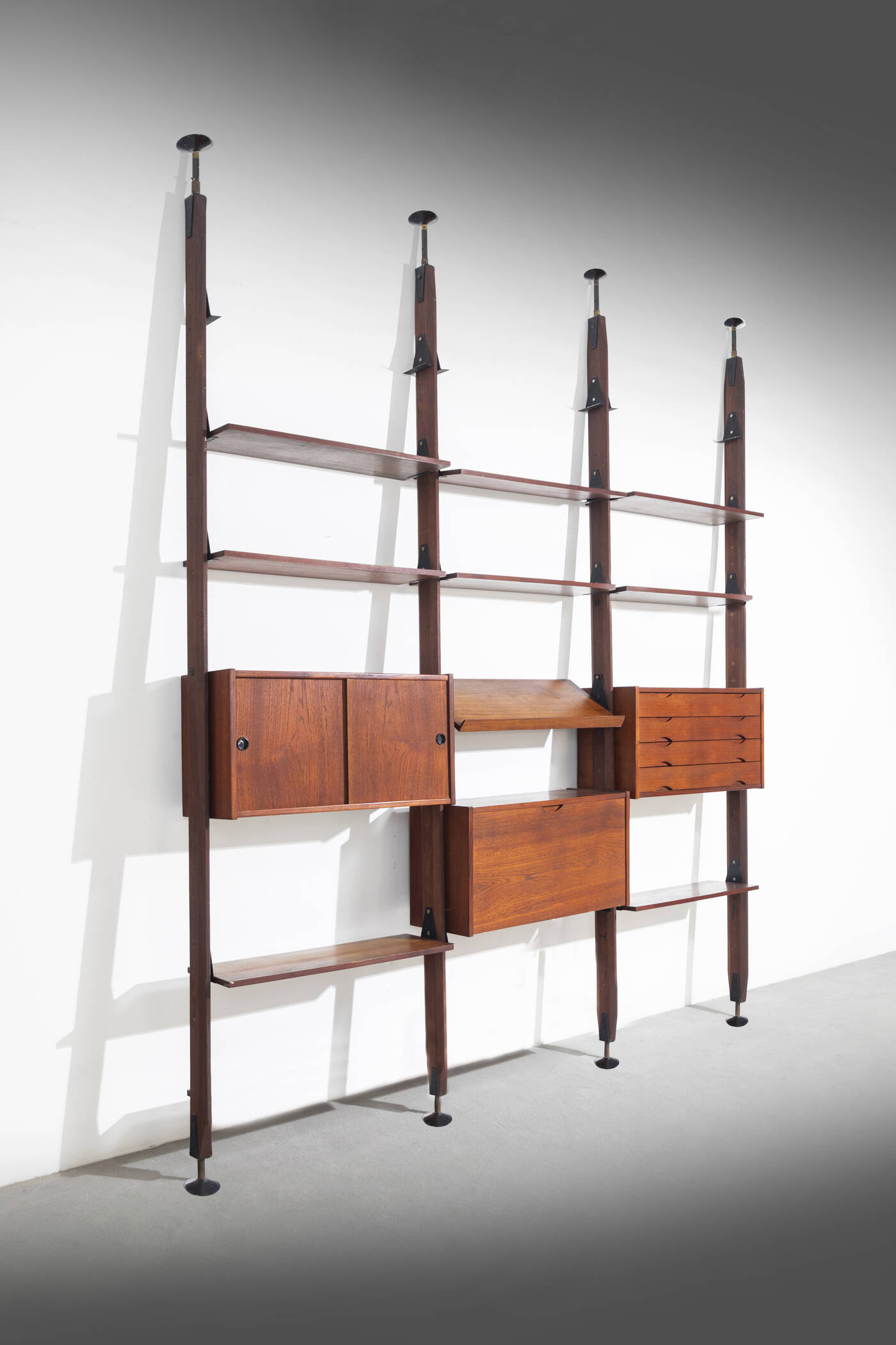 PRODUZIONE ITALIANA - Libreria modulare a tre campate cielo/terra