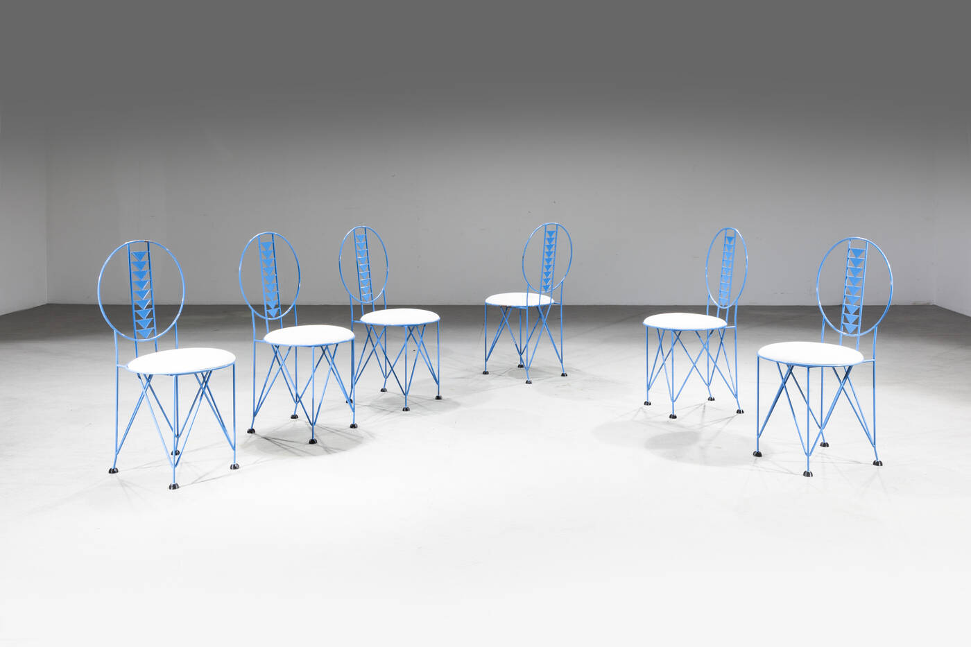 FRANK LLOYD WRIGHT - Sei sedie mod. 603 Midway 2