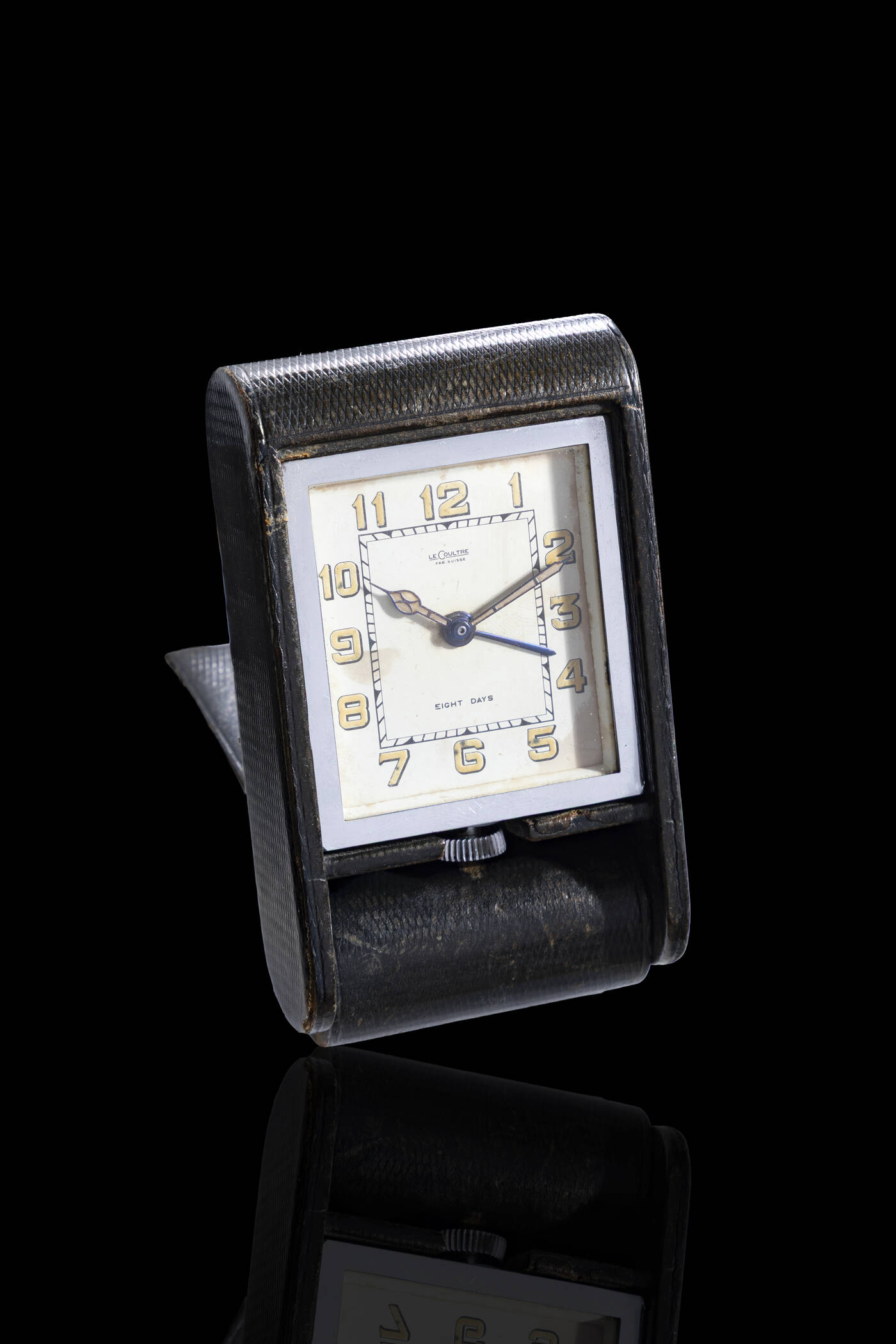 LE COULTRE - Mod. “Sveglia da viaggio“, anni '40