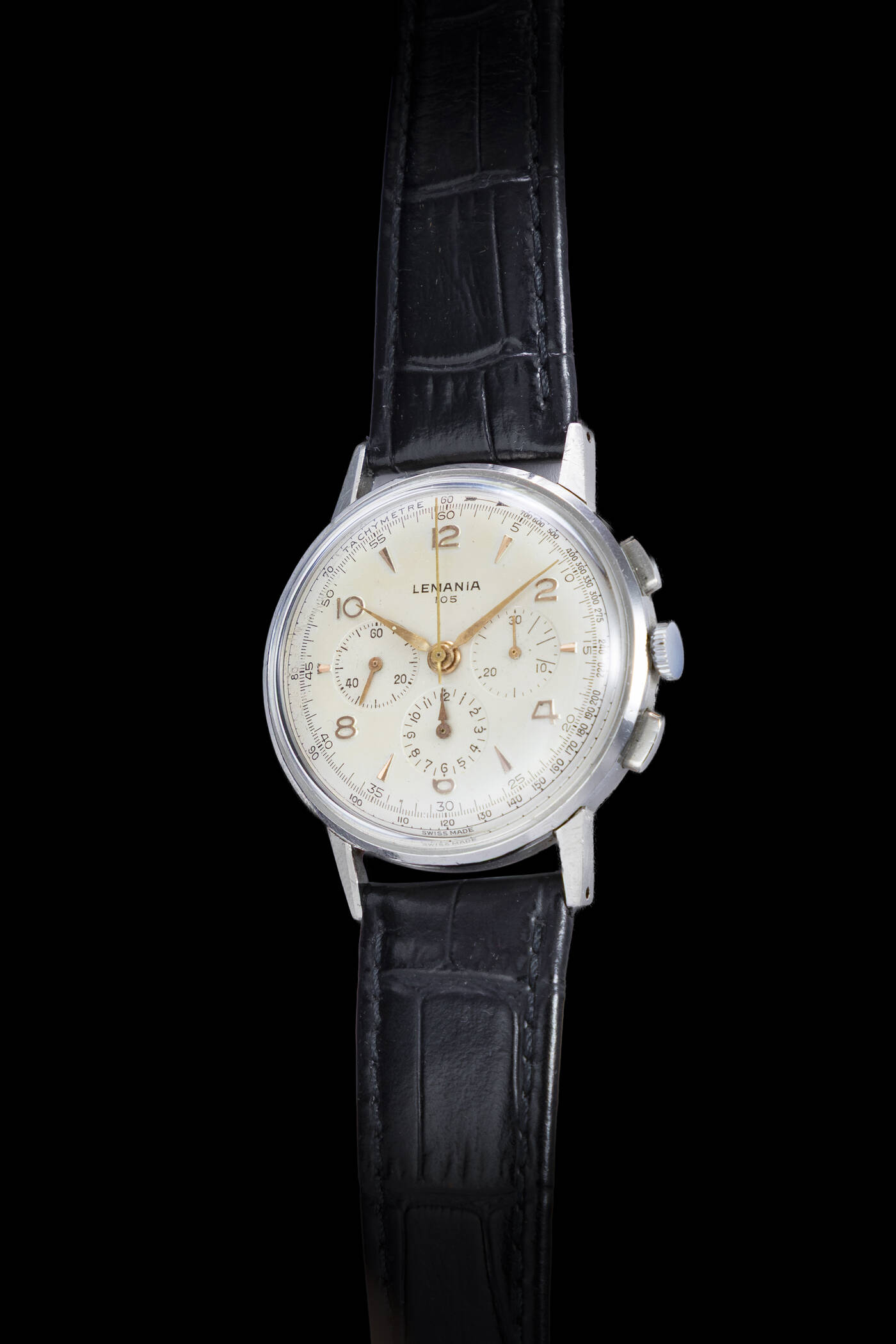 LEMANIA - Mod. “105 chrono“, ref.183, anni '60